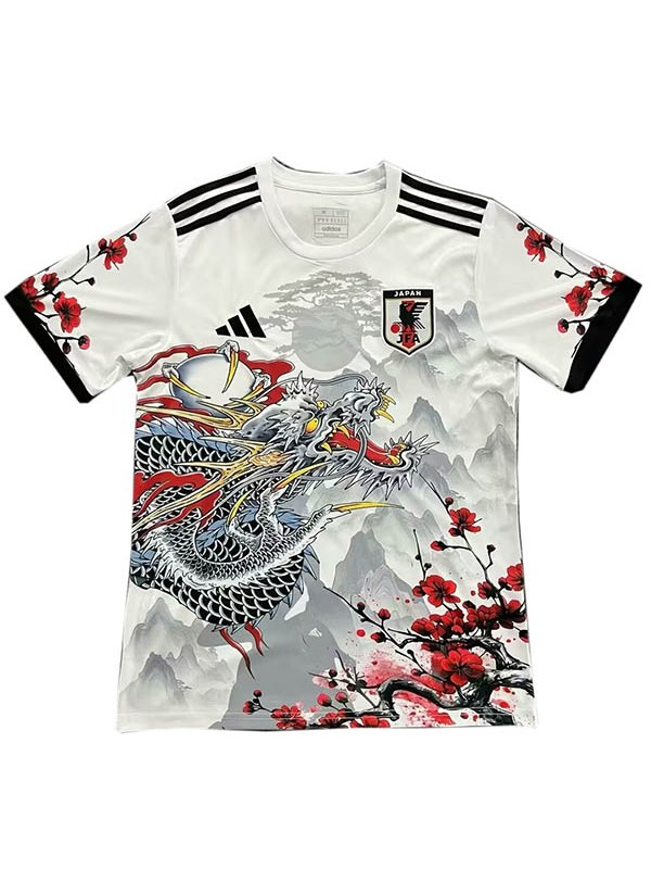 Japan maillot de football dragon plum blossom uniforme vêtements de sport pour hommes football blanc rouge kit haut chemise 2024-2025